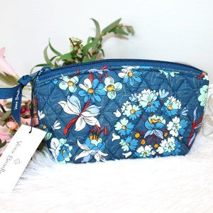New Vera Bradley Floral Bursts Compact Travel Cosmetic Case